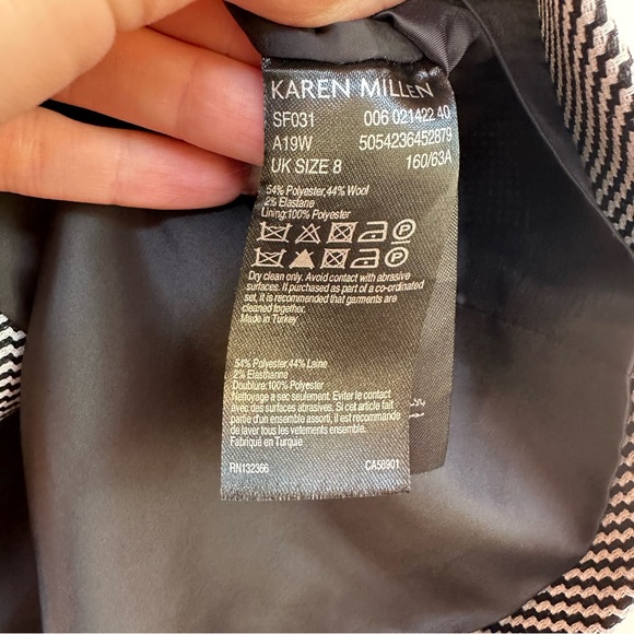 Karen Millen Graphic Stepped Skirt, NWT - Picture 5 of 11